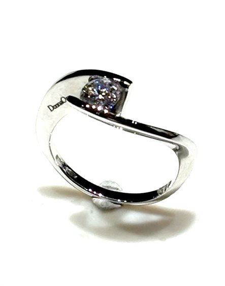 Anello Donna Oro Donna Battito in Oro bianco Diamante 0.50 Ct BATT10.50 - BATT10.50
